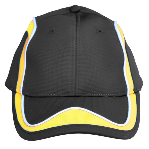 Black+Gold | Shop Plain Sports Mesh Baseball Caps