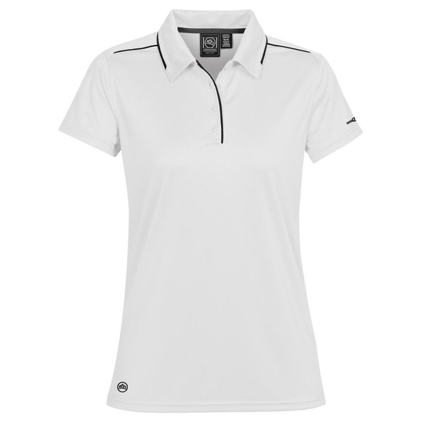 INERTIA | Stormtech Ladies Contrast Piping Sport Polo White