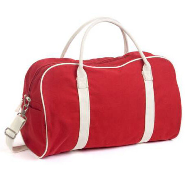 Wholesale Supplier Plain Canvas Duffle Bags | Red