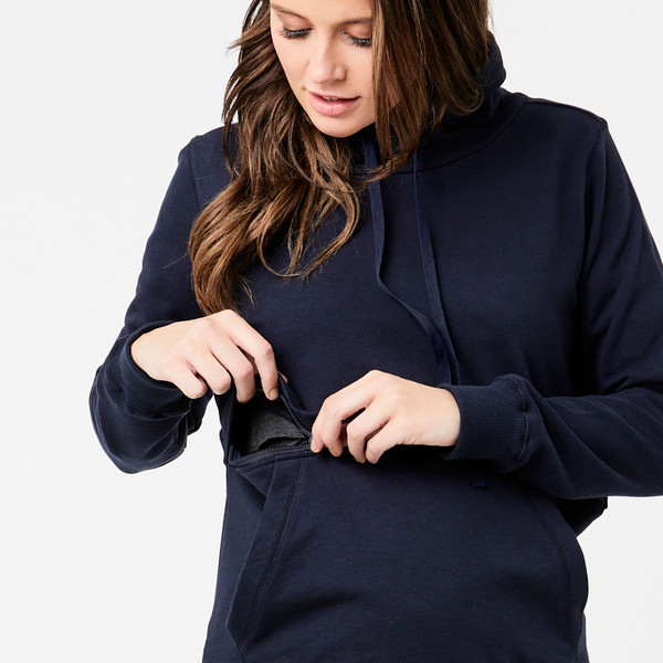 Ripe Maternity Joey Nursing Jumper - Navy Ripe Maternity Joey Nursing Jumper - Navy