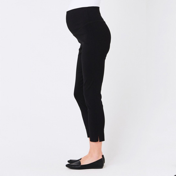 Ripe Maternity Suzie Stretchy Capri Pants - Black