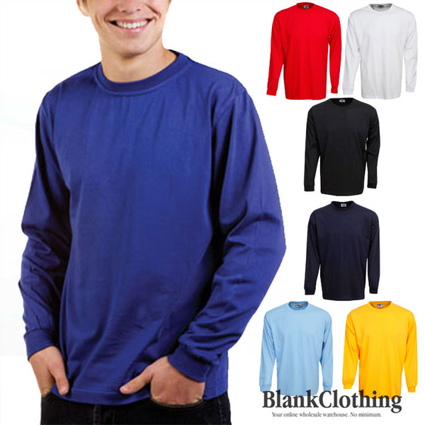 Buy Kids Plain Long Sleeves Cotton  T-shirts | children