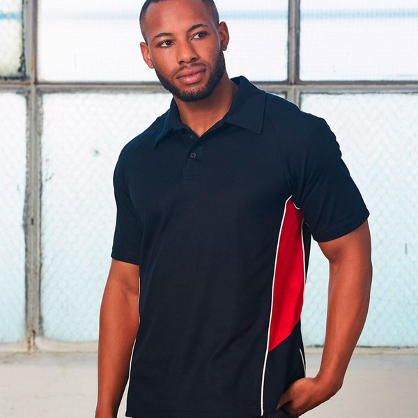 Shop Plain Mens TrueDry Tri-colour Short Sleeve Polo Shirts