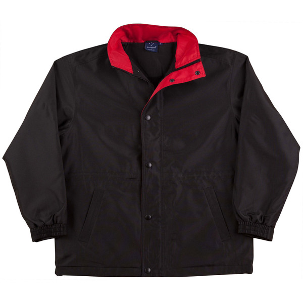 Unisex Kids Contrast Anti-pill Polar Fleece Jacket