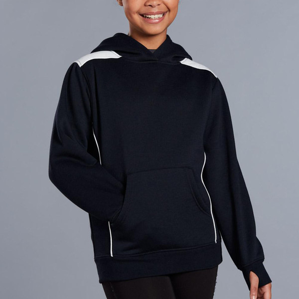 Shop Warm Kids Contrast Fleece Hoodie Jumper