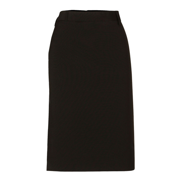 Black | Buy Plain Ladies Wool Blend Mid Length Pencil Skirt
