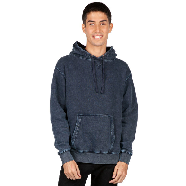 Shop Mens Stone Wash Fleece Hoodie Jumpers Online