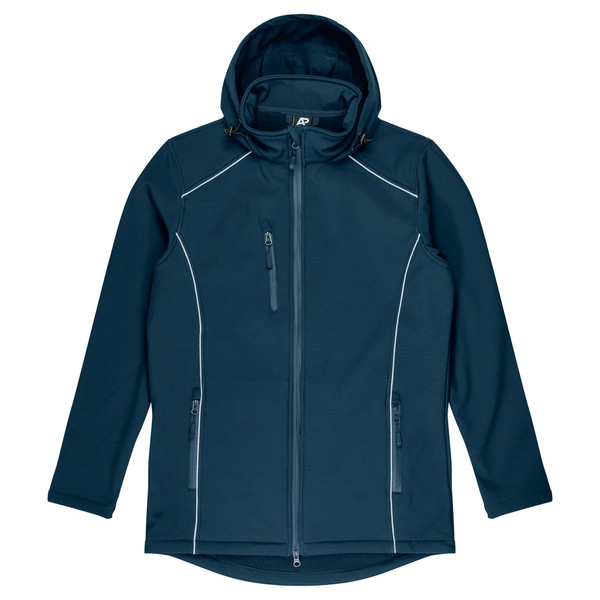 Shop Kids Softshell Waterproof Jacket - Navy