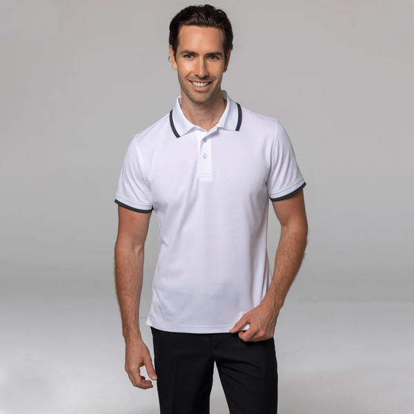PORTS | Mens Contrast Dri-Wear Antibacterial Polo