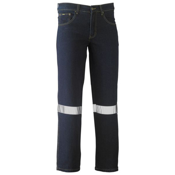 Bisley Mens Taped Rough Rider Stretch Denim Jean