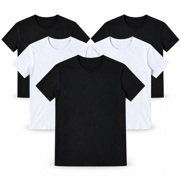 LOFT 5-pack V-shaped bundle: 3 Black + 2 White