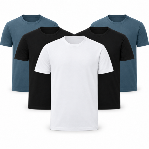 SOHO 5-pack V-shaped bundle: 2 Black + 1 White + 2 Slate Blue