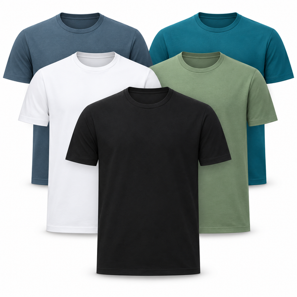 SOHO 5-pack V-shaped bundle: 1 Black + 1 White + 1 Slate Blue + 1 Mineral Green + 1 Atlantic