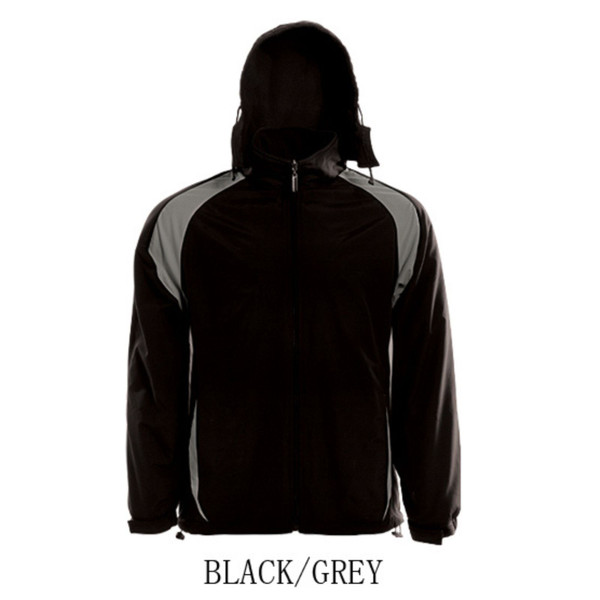 Unisex Reversible Polar Fleece Sports Jacket_Black-Grey