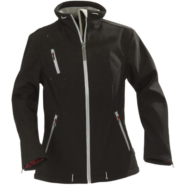 Womens Fully Lined Softshell Jacket - Black