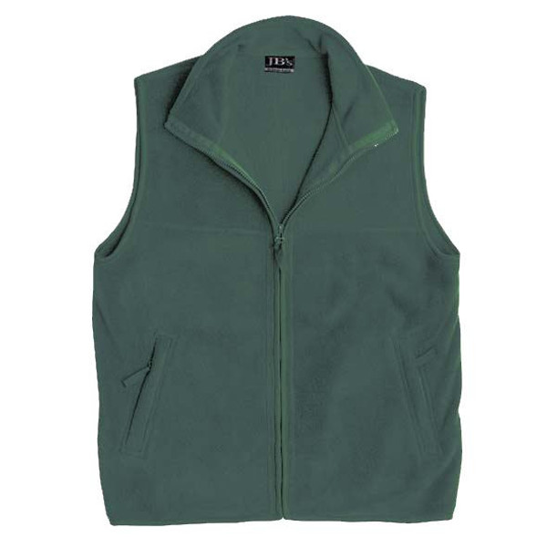 BANJO  Mens Polar Vest Bottle JB-30V Blank Clothing
