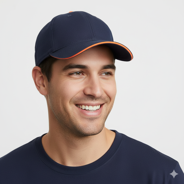 Vibrant contrast trim caps, ideal for a clean and simple style without a logo
