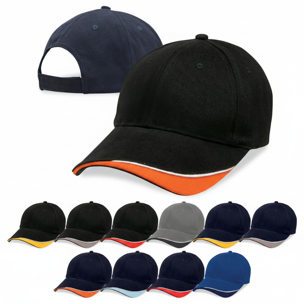 Vibrant contrast trim caps, ideal for a clean and simple style without a logo