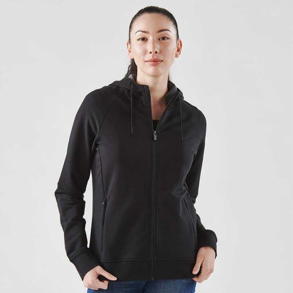 AUSTIN | Womens Performance Zip Hoody Jacket | Odour Control
