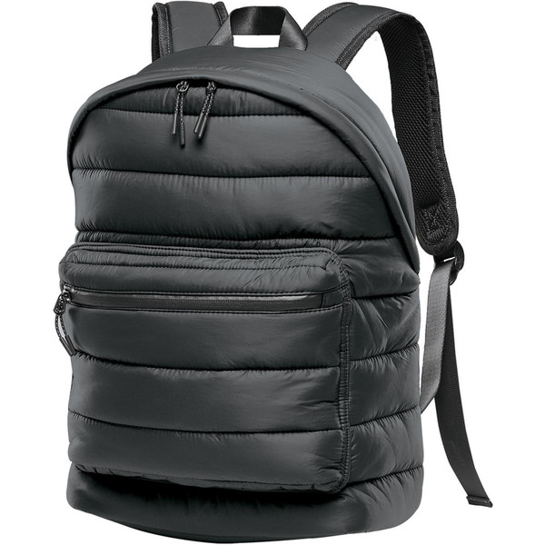 Stavanger Quilted Laptop Backpack - Black