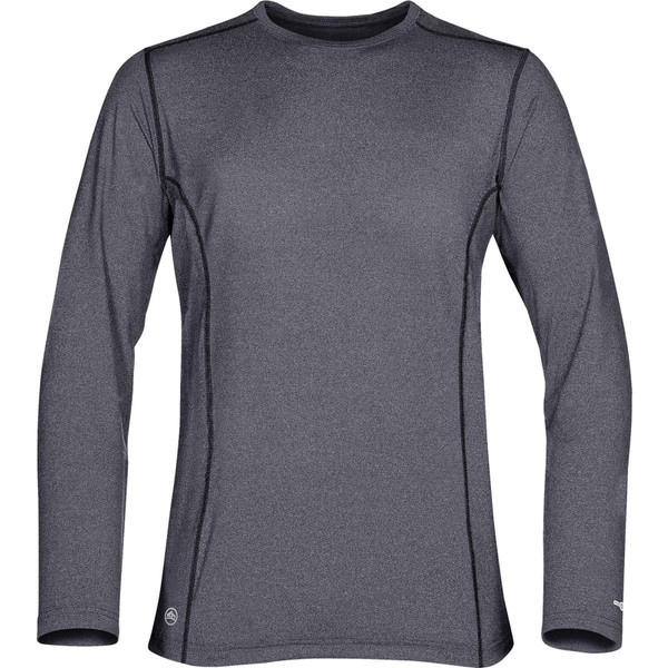 Women's Moisture-Wicking Long Sleeve Shirt | Navy Melange