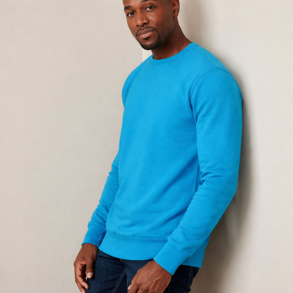 Shop Plain Men's Active Cotton-Blend Sweatshirt