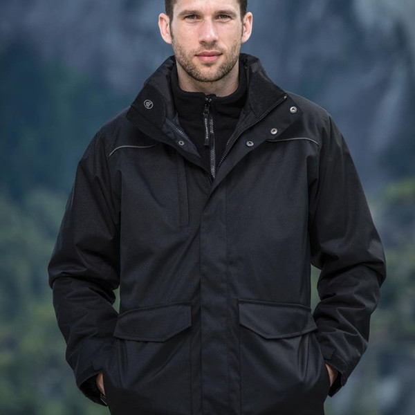 Men's Heavy Duty 3-in-1 Parka with Fleece Liner