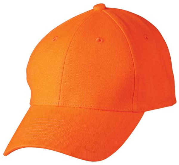 BARRIO structured baseball caps Orange