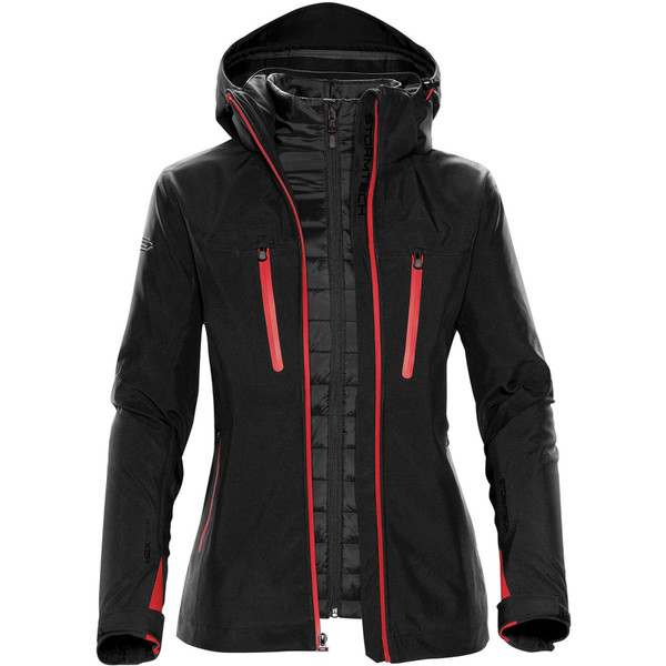 Women's 3-in-1 System Jacket - Black/Bright Red