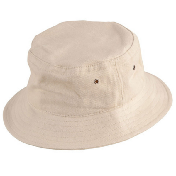 FREDDIE Soft Cotton Bucket Hats Natural WS-CH29 Blank Clothing