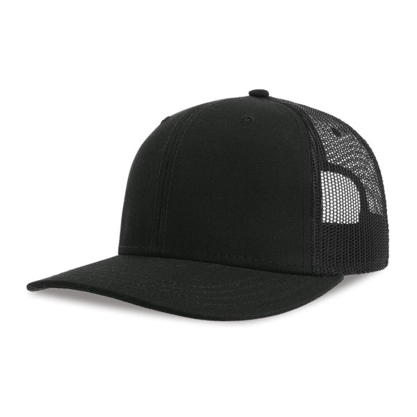 Sonic-S Organic/Recycled Trucker - Black / Black