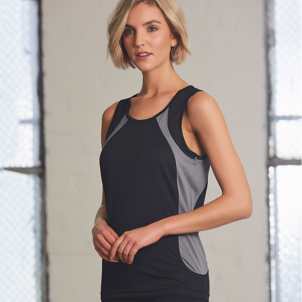 Wholesale Women contrast athletic singlet