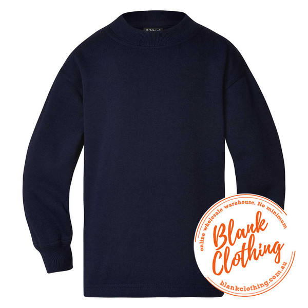 Dark Navy | Kids Fleecy Loose Waist Sweat Shirt