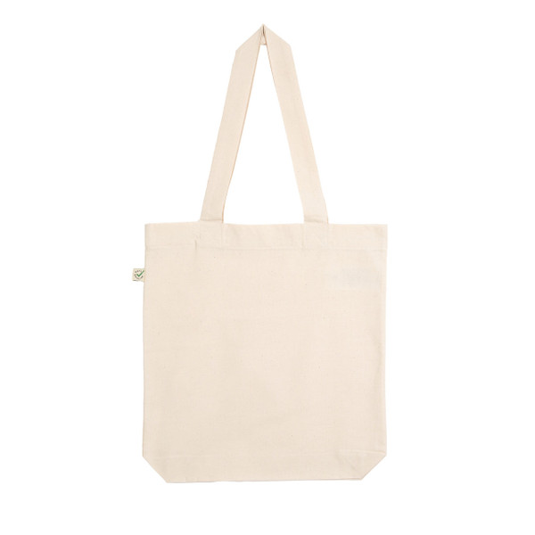 Organic Cotton Fair Trade Plain Bag | Natural
