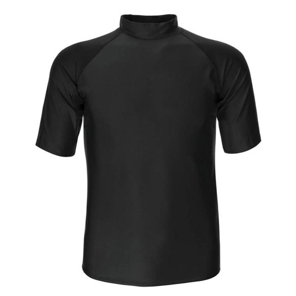 BONDI | women's short sleeve rashies | black
