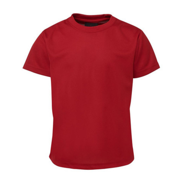 FAME Quick Dry Poly Sports Tshirt Red JB-7PNFT Blank Clothing