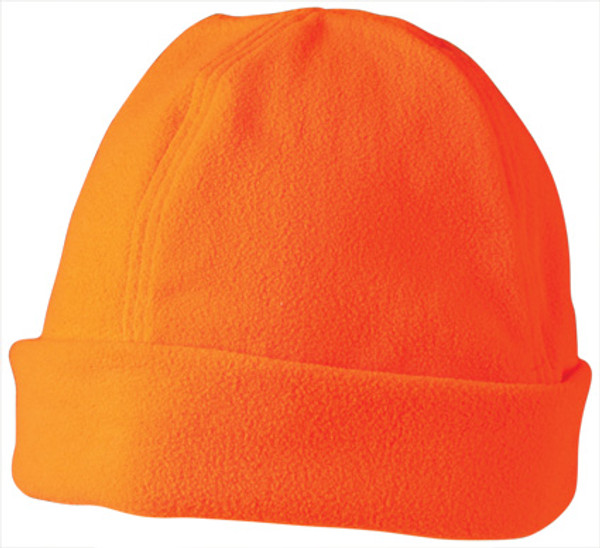 wholesale polar fleece beanies Fluoro Orange