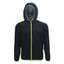 wet weather running jacket | black