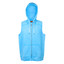 buy sleeveless zip hoodie vests | sapphire heather