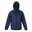 wholesale mens blank polar fleece hoodie jacket - navy