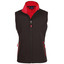 Bulk Buy Mens Soft Shell Vest | Black+Red