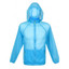 Plain Rain Jacket in a Bag - Azure Blue