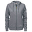 Ladies Hooded Jacket with Contrast Puller - Grey