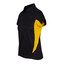 Buy Womens Contrast Sports Polo | Black+Gold