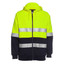 Safety Hi Vis Fleecy Zip Hoody Jacket (3M Tape) | Lime