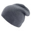 Plain Ribbed Beanie | TearAway Label | Grey Melange