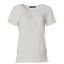 Buy Ladies Short Sleeve Top | Front Pleat | White