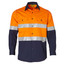 Fluro Orange+Navy | Cool-Breeze Cotton Safety Shirt + 3M Tapes