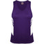 Purple+White  | Shop Plain Ladies Sports Contrast Singlet 
