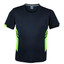 Navy+Neon Green | Blank Kids Team Sports Tshirts